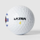 Cuba Libre Motto Laurels Golfball (Logo)