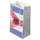 Cuba Libre Motto Laurels Kleine Geschenktüte (Rückseite Schrägansicht)