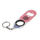 Cuba Libre Motto Laurels Mini Flaschenöffner (Vorderseite Schrägansicht)