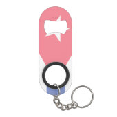 Cuba Libre Motto Laurels Mini Flaschenöffner (Rückseite)