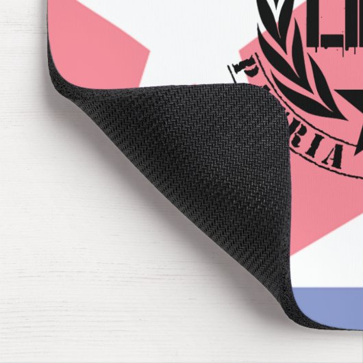 Cuba Libre Motto Laurels Mousepad (Ecke)