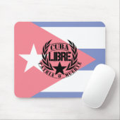 Cuba Libre Motto Laurels Mousepad (Mit Mouse)