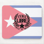 Cuba Libre Motto Laurels Mousepad (Vorne)