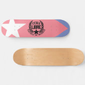 Cuba Libre Motto Laurels Skateboard (Horizontal)