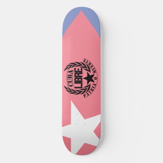 Cuba Libre Motto Laurels Skateboard (Vorderseite)