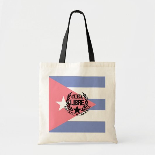 Cuba Libre Motto Laurels Tragetasche (Vorne)