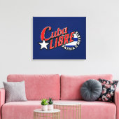 Cuba Libre Motto Leinwanddruck (Insitu (Wohnzimmer))