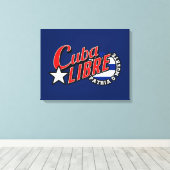 Cuba Libre Motto Leinwanddruck (Insitu (Holzboden))