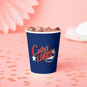 Cuba Libre Motto Pappbecher