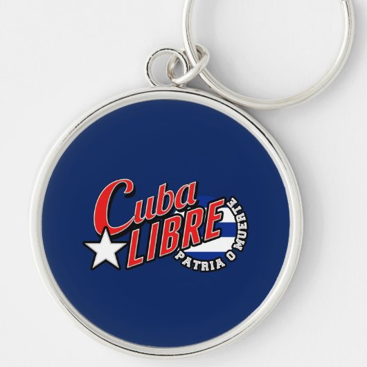Cuba Libre Motto Schlüsselanhänger (Vorne)