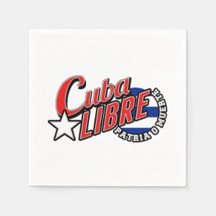 Cuba Libre Motto Serviette