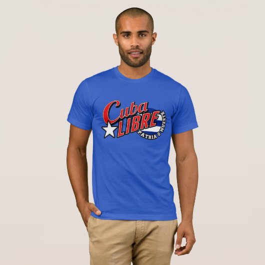 Cuba Libre Motto T-Shirt (Vorne ganz)