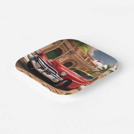 ¡Cuba Libre! Pappteller (Gewinkelt)