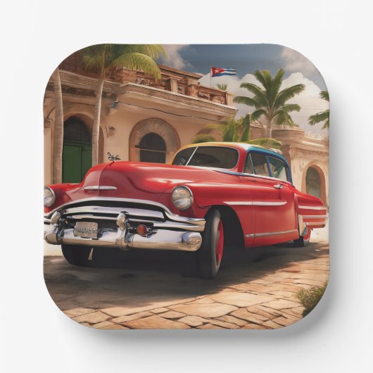 ¡Cuba Libre! Pappteller (Vorderseite)