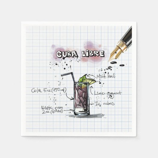 Cuba Libre Serviette (Vorderseite)