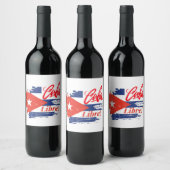 Cuba Libre Weinlabel Weinetikett (Flaschen)