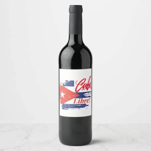 Cuba Libre Weinlabel Weinetikett (Vorderseite)