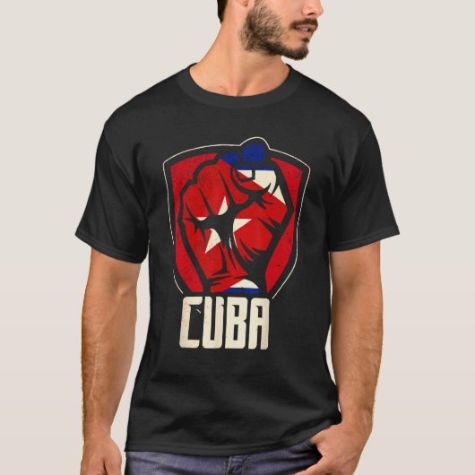 Cuba Love Cuban Flag Havana Communism Socialism T-Shirt (Vorderseite)