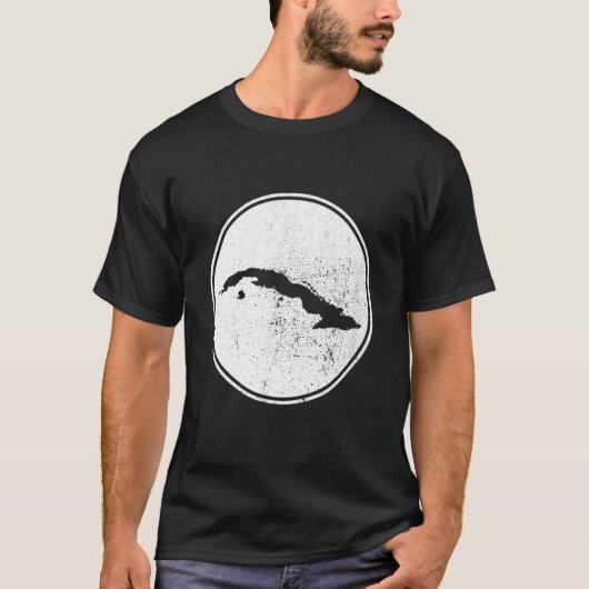 Cuba Map Vintag Kuban T-Shirt (Vorderseite)