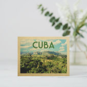 Cuba Postcard Vintage Travel Postkarte (Stehend Vorderseite)