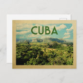 Cuba Postcard Vintage Travel Postkarte (Vorne/Hinten)