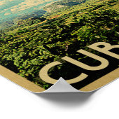 Cuba Poster Vintage Travel Poster Rain Forest (Ecke)