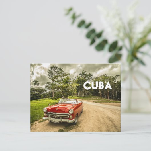 Cuba Postkarte (Stehend Vorderseite)