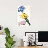 Cuba Print Cuban Art Travel Poster (Heimbüro)