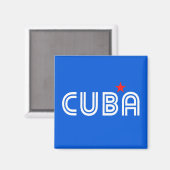 Cuba Retro Magnet (Vorderseite/Rückseite)