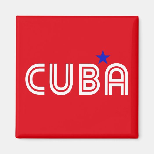 Cuba Retro Magnet (Vorne)