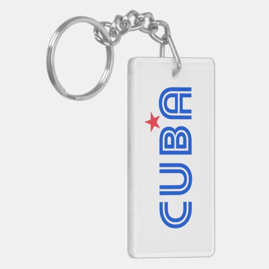 Cuba Retro Schlüsselanhänger (Vorderseite links)