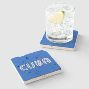 Cuba Retro Steinuntersetzer