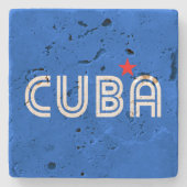 Cuba Retro   Steinuntersetzer (Vorderseite)