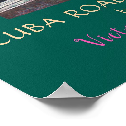 CUBA ROAD CUPLOA POSTER (Ecke)