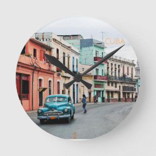 Cuba                 runde wanduhr