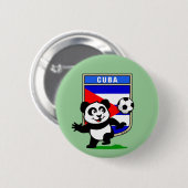 Cuba Soccer Panda Button (Vorne & Hinten)