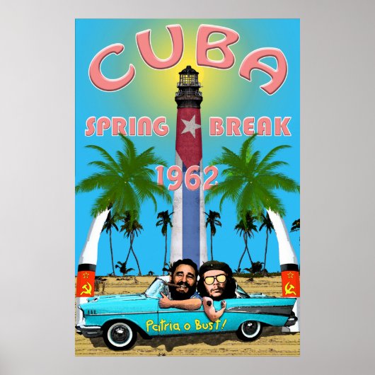 Cuba Spring Break 1962 Poster (Vorne)