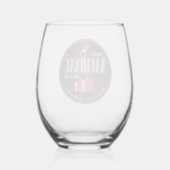 Cuba Stemless Wine Glasses Weinglas Ohne Stiel (Rückseite)