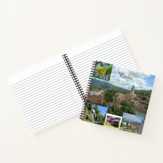 Cuba Travel Destination Notebook Notizblock (Innenseite)