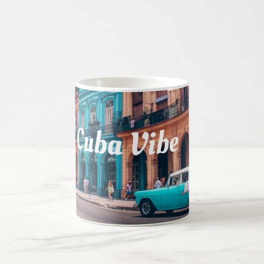 Cuba Travel Holiday Coffee Tasse "Cuba Vibe" (Mittel)