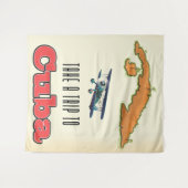 Cuba Vacation Poster Wandteppich (Vorderseite (Horizontal))