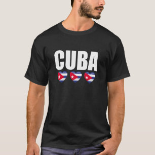 Cuba Vintage Cuban Flag T-Shirt