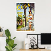 Cuba Vintage Travel Poster (Heimbüro)
