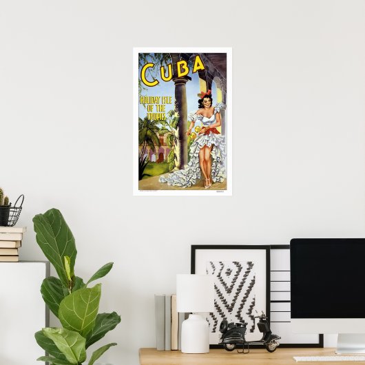 Cuba Vintage Travel Poster (Heimbüro)