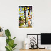 Cuba Vintage Travel Poster (Heimbüro)