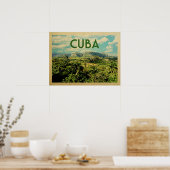 Cuba Vintage Travel Poster (Küche)
