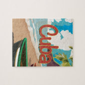 Cuba Vintage Travel Poster Puzzle (Horizontal)