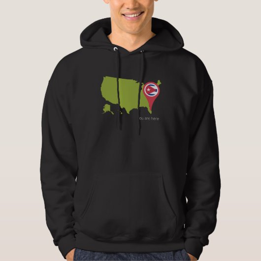 Cuba You are Her USA Cuban Pride 305 Miami Florida Hoodie (Vorderseite)