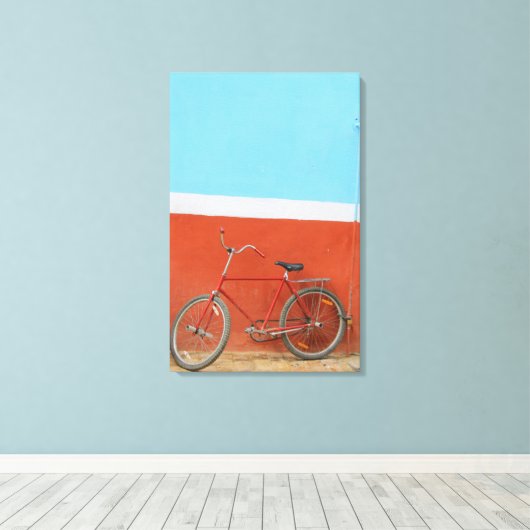 Cuban Bike Leinwanddruck (Insitu (Holzboden))