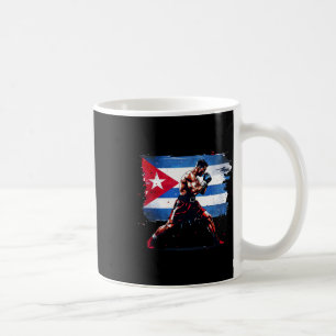 Cuban Boxer - Stolz Kuba Boxing Vintag Box Gloves Kaffeetasse
